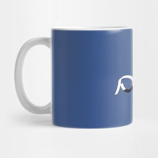 Sholoym - Peace (Hebrew, Ashkenazi cursive, Anarchopacifist) Mug